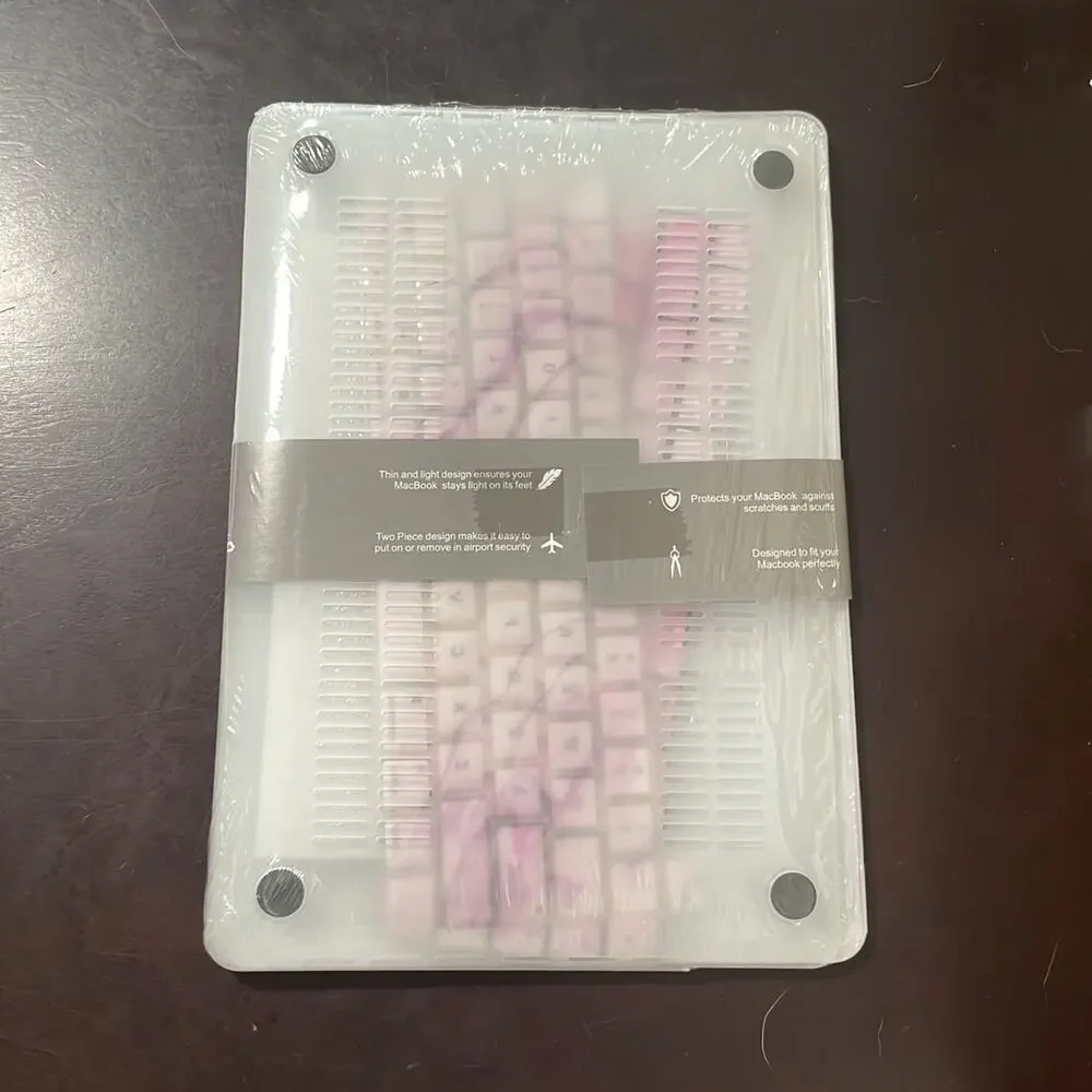 MacBook New Pro 13” purple marble design shell